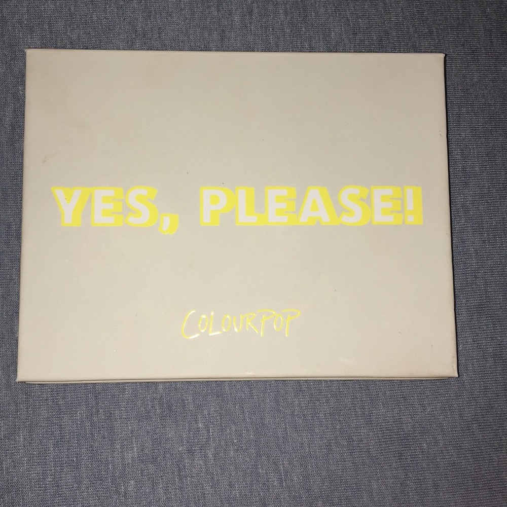 colourpop yes please pallet